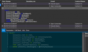 Drilling down into profiler data.